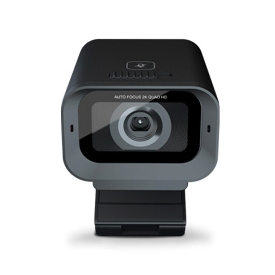 Porodo Gaming 2K 30fps Auto Focus Webcam With In-Built Mic And Tripod