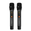 Porodo Soundtec Duo Mic Aluminum Rechargeable Wireless Microphone - Black - Image 3